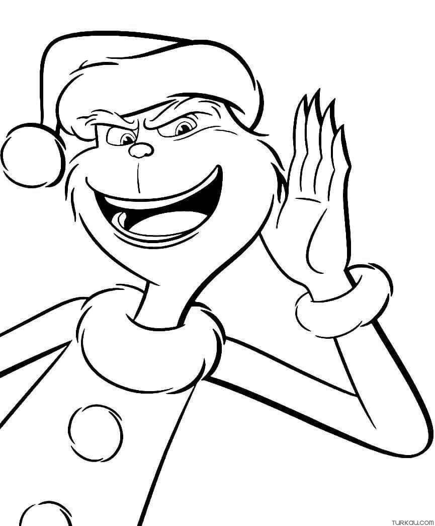 170+ Coloring Pages Grinch: Get Festive with the Mean One 131