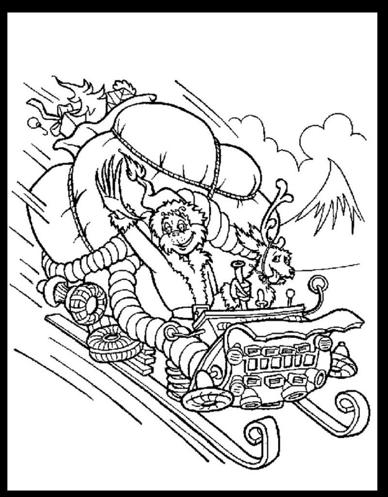 170+ Coloring Pages Grinch: Get Festive with the Mean One 157