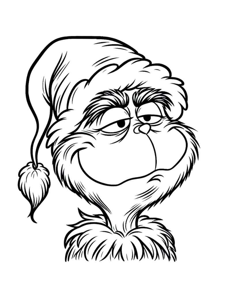 170+ Coloring Pages Grinch: Get Festive with the Mean One 164