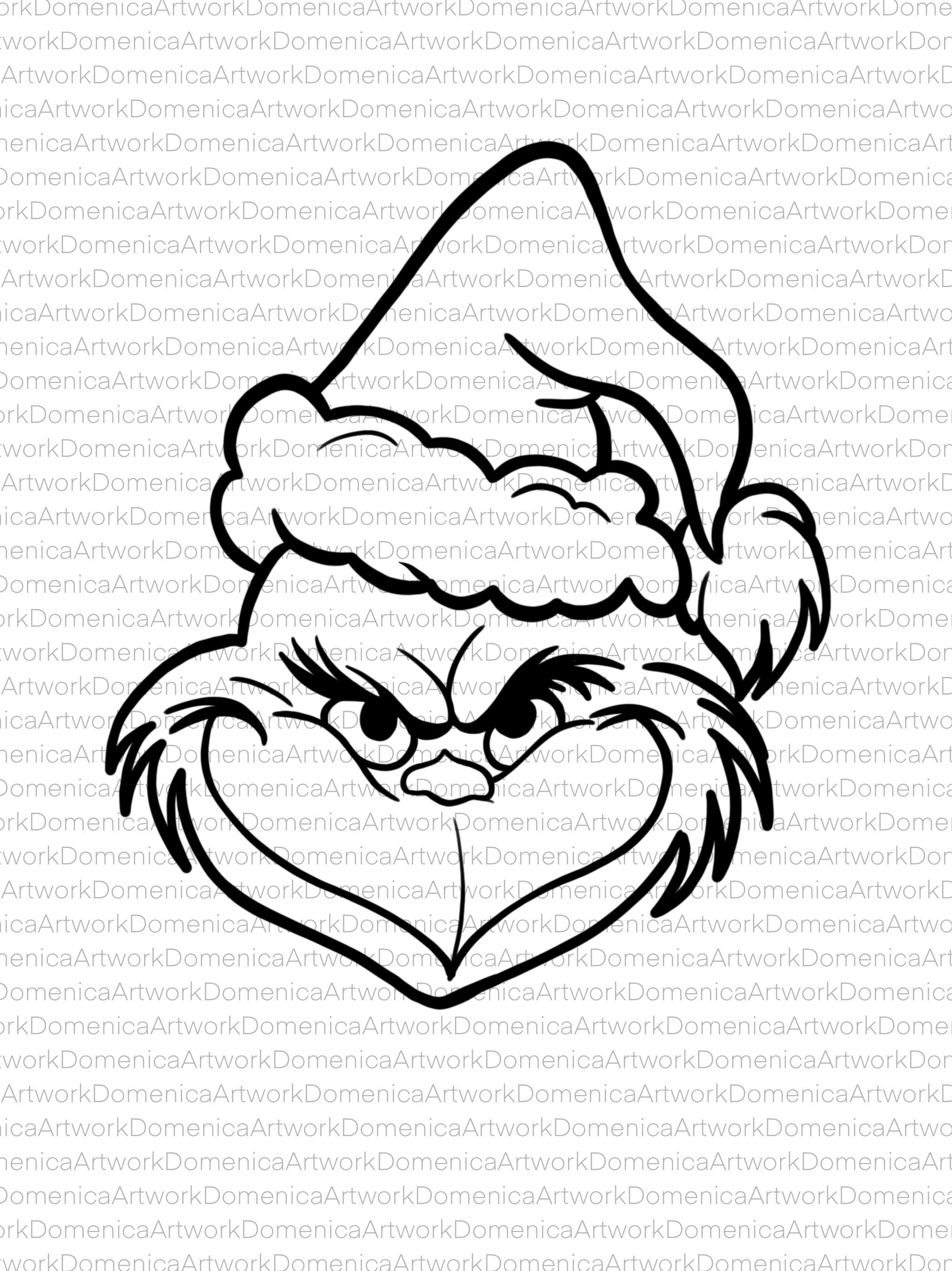 170+ Coloring Pages Grinch: Get Festive with the Mean One 17