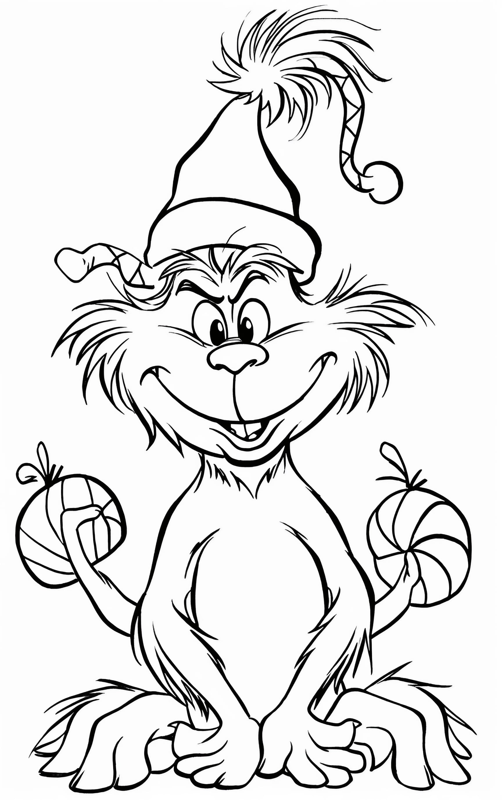 170+ Coloring Pages Grinch: Get Festive with the Mean One 28