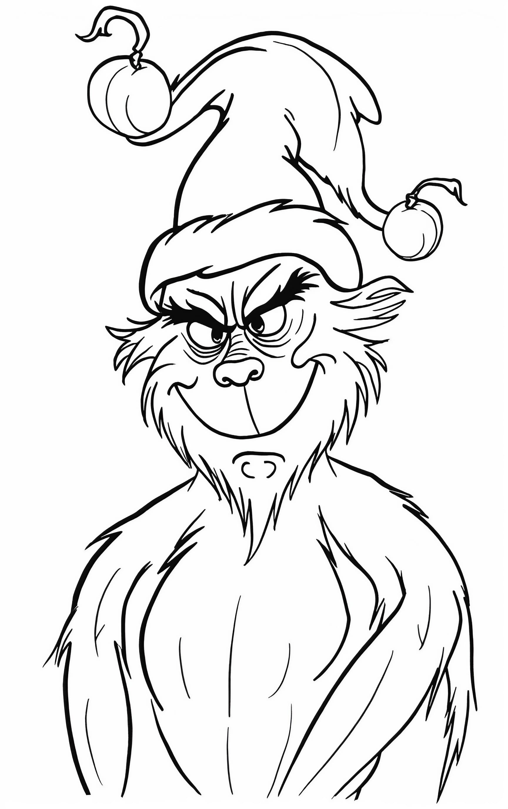 170+ Coloring Pages Grinch: Get Festive with the Mean One 30