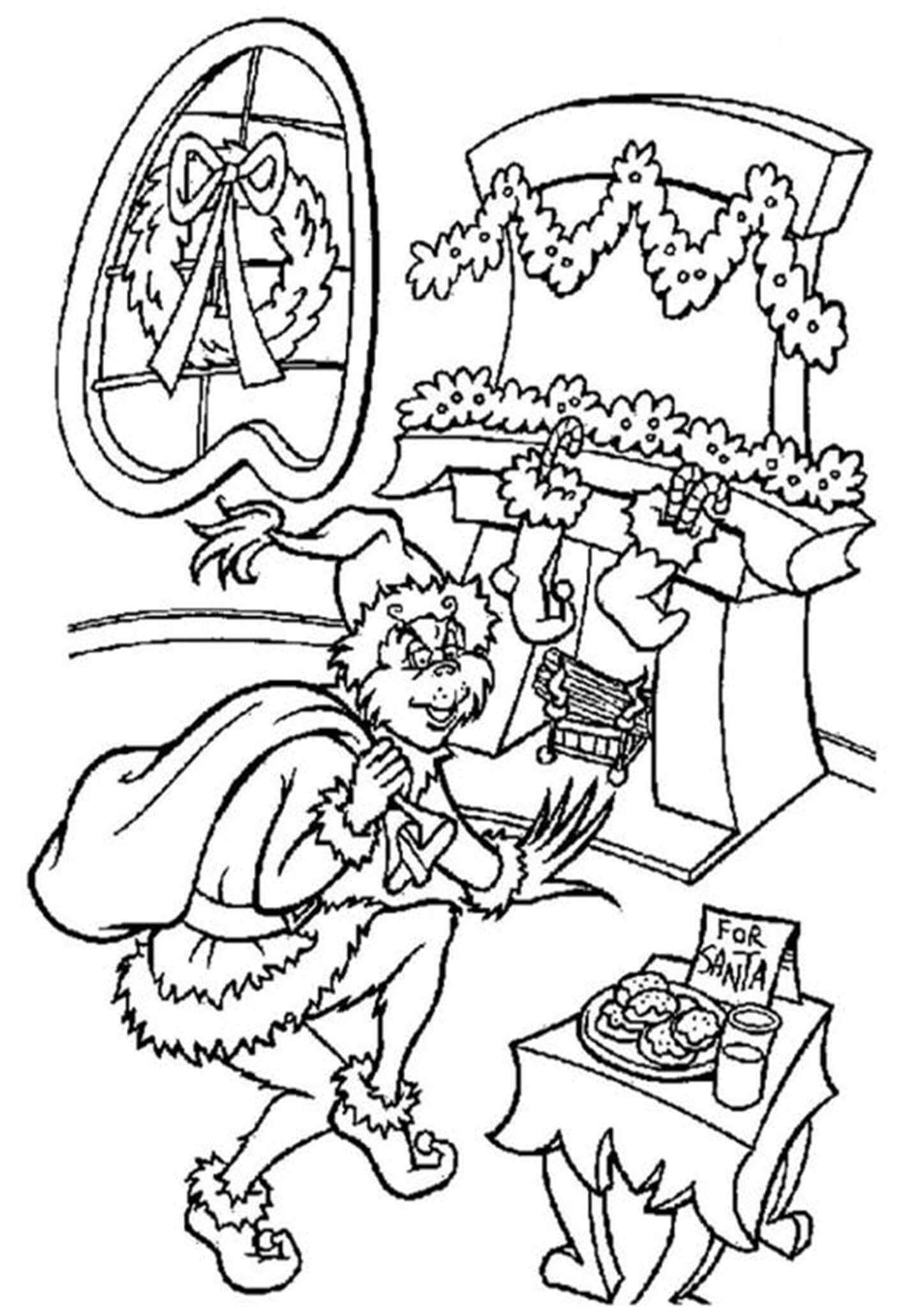 170+ Coloring Pages Grinch: Get Festive with the Mean One 43