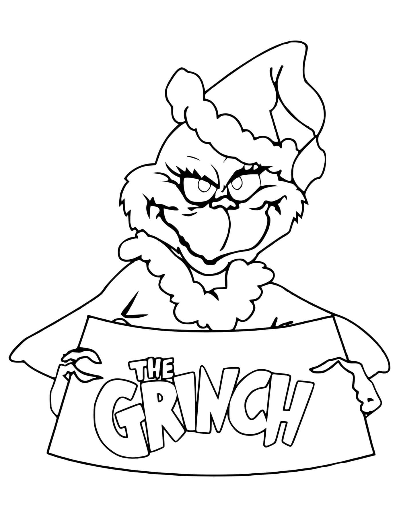 170+ Coloring Pages Grinch: Get Festive with the Mean One 57