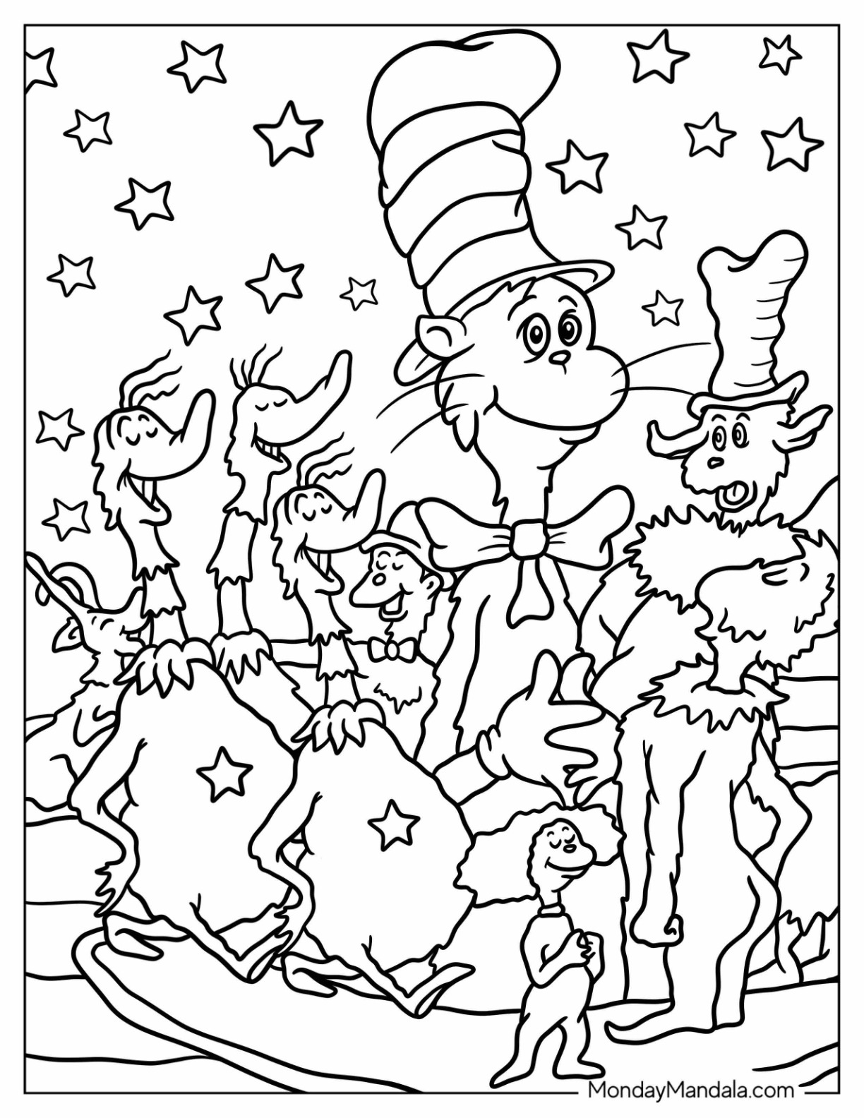 170+ Coloring Pages Grinch: Get Festive with the Mean One 64