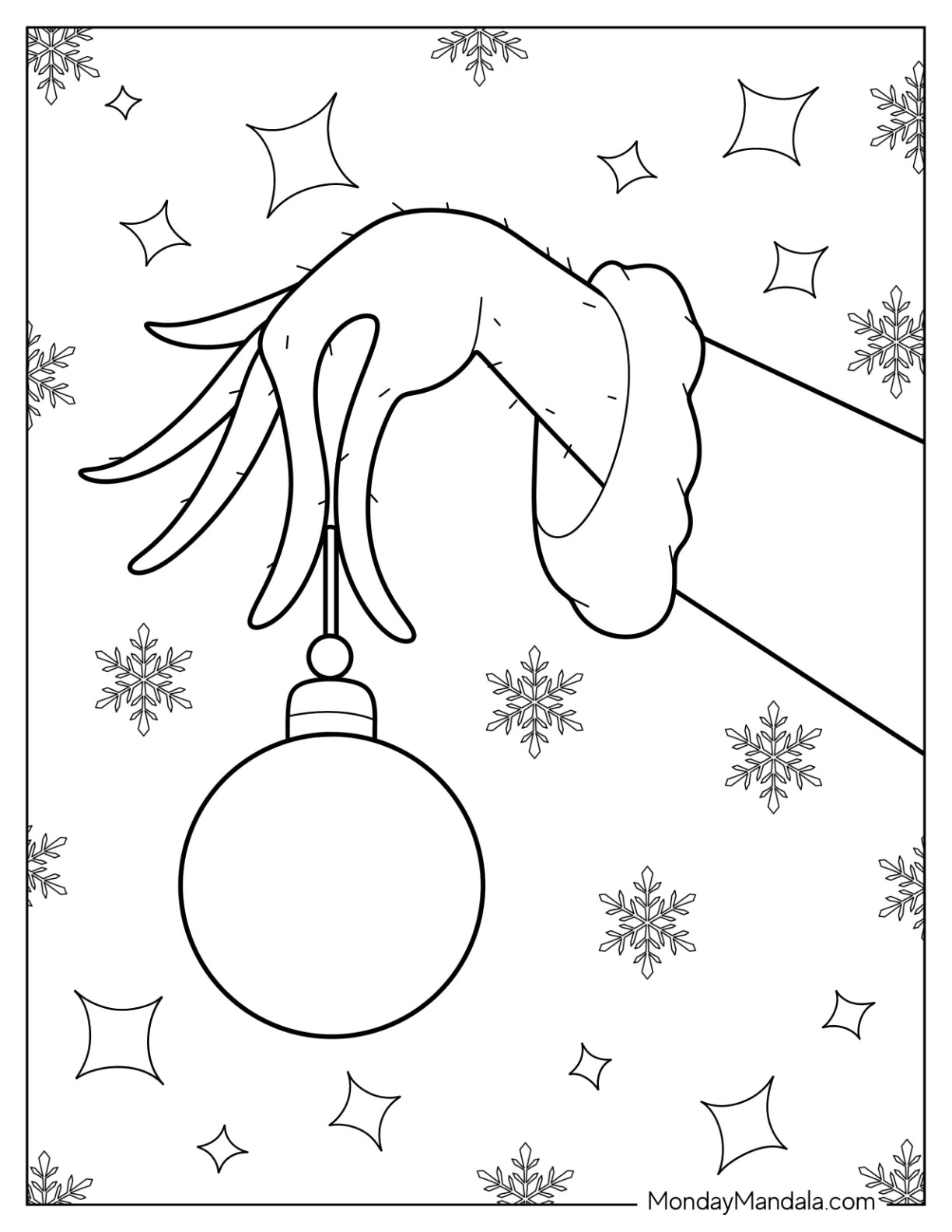 170+ Coloring Pages Grinch: Get Festive with the Mean One 71