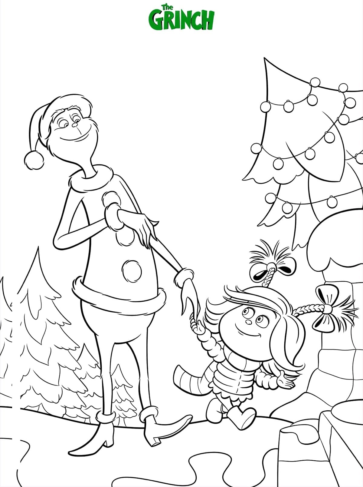 170+ Coloring Pages Grinch: Get Festive with the Mean One 72