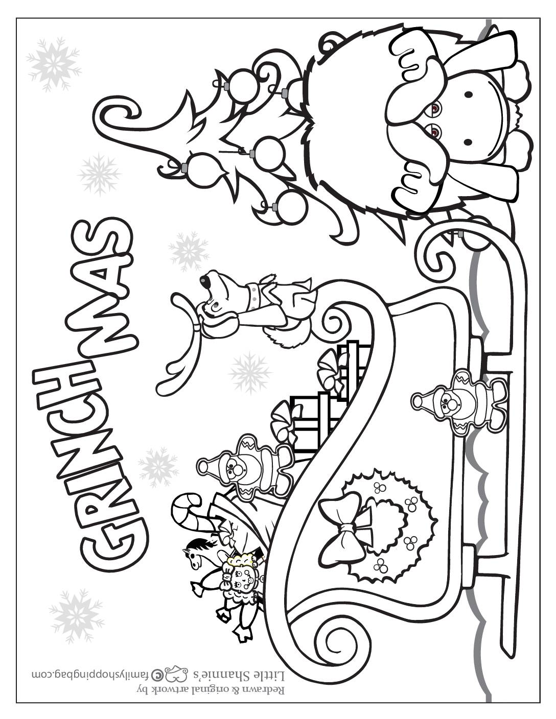 170+ Coloring Pages Grinch: Get Festive with the Mean One 85