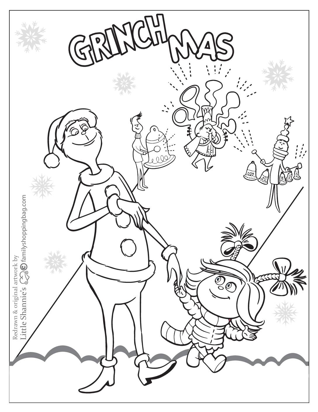 170+ Coloring Pages Grinch: Get Festive with the Mean One 87