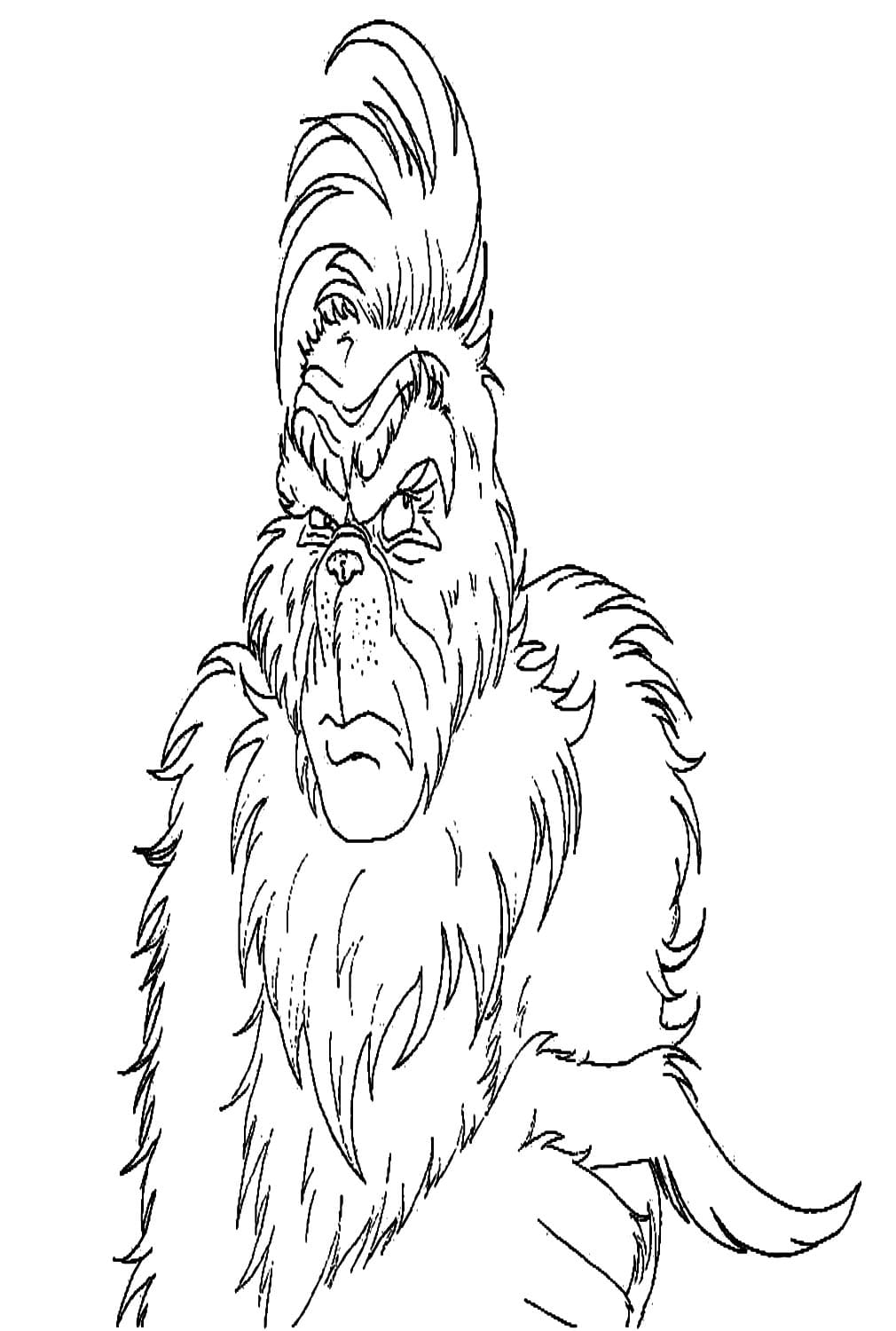 170+ Coloring Pages Grinch: Get Festive with the Mean One 90