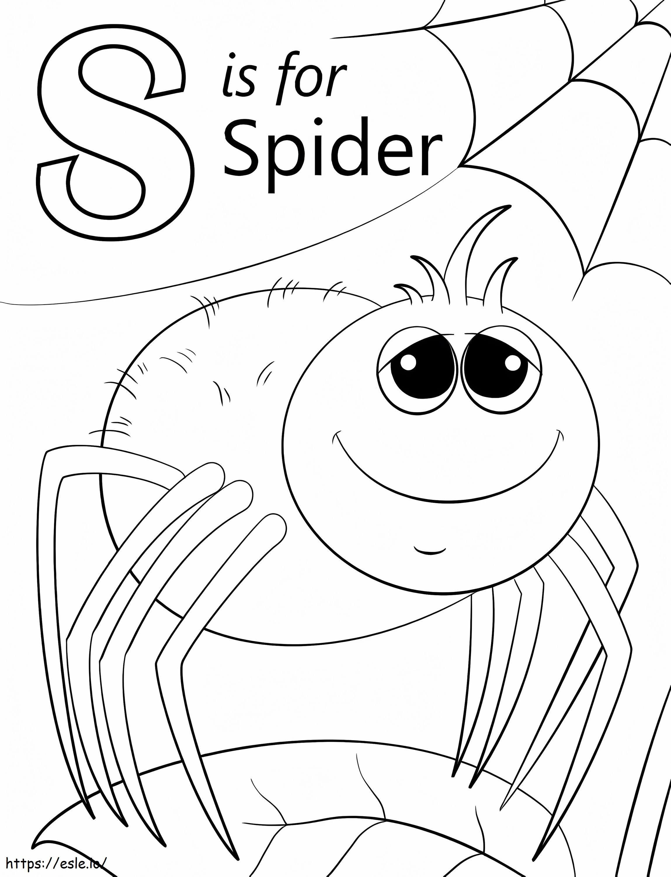 170+ Spider Coloring Pages Free Printable 11