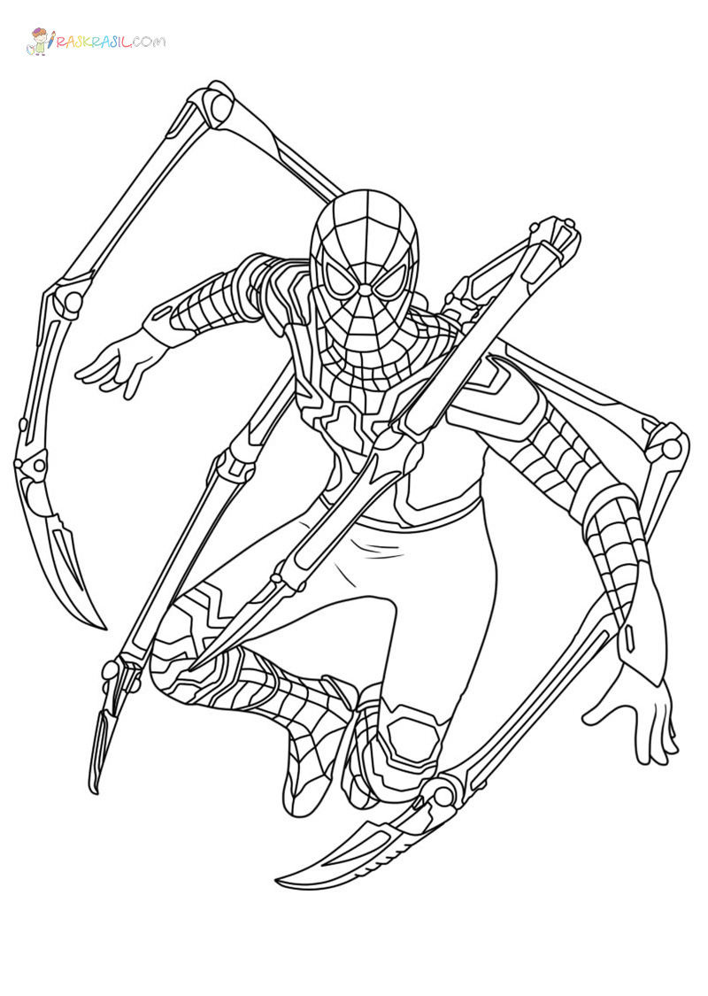 170+ Spider Coloring Pages Free Printable 120