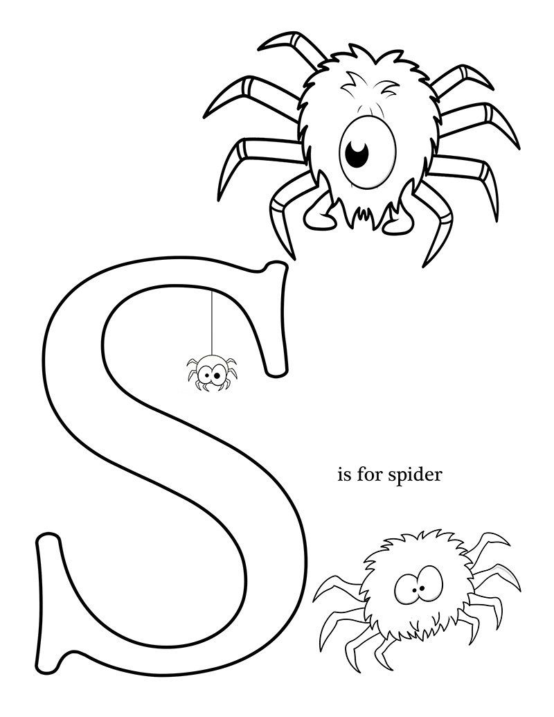 170+ Spider Coloring Pages Free Printable 128