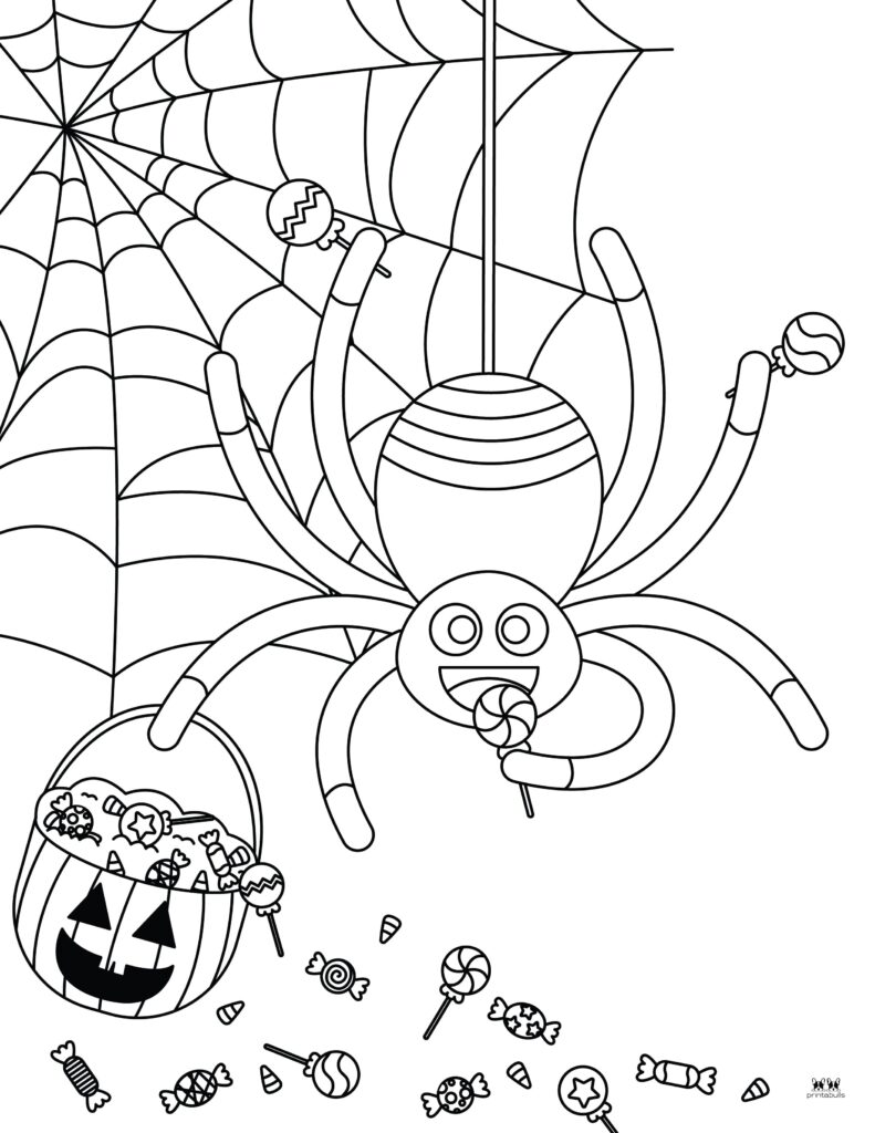 170+ Spider Coloring Pages Free Printable 151