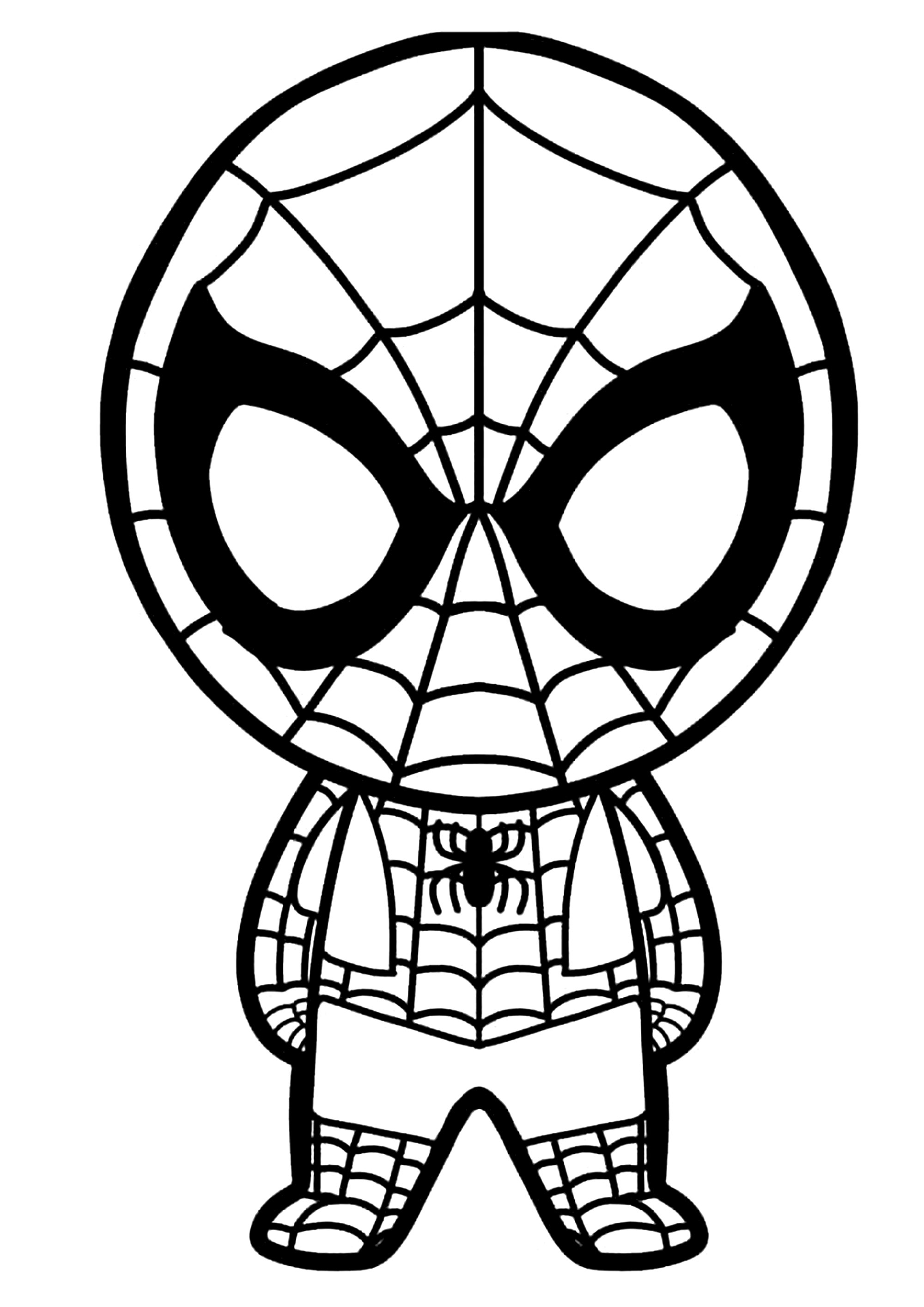 170+ Spider Coloring Pages Free Printable 20