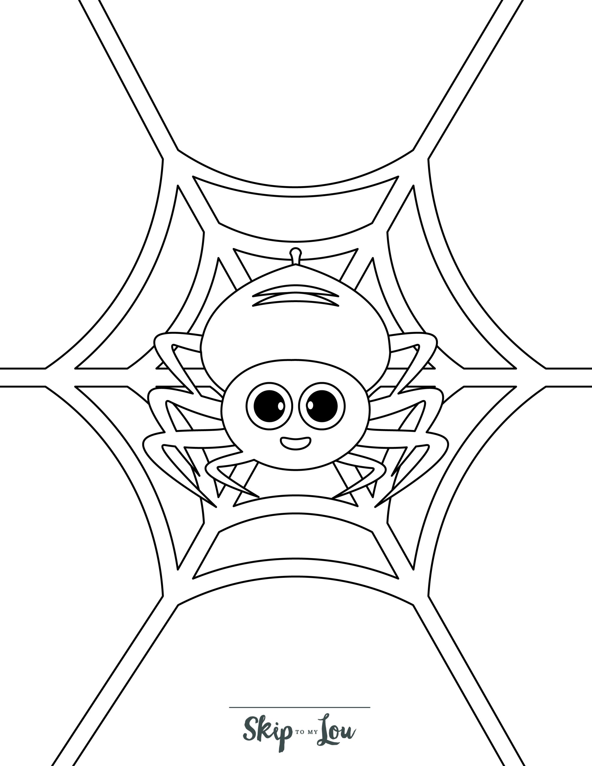 170+ Spider Coloring Pages Free Printable 23