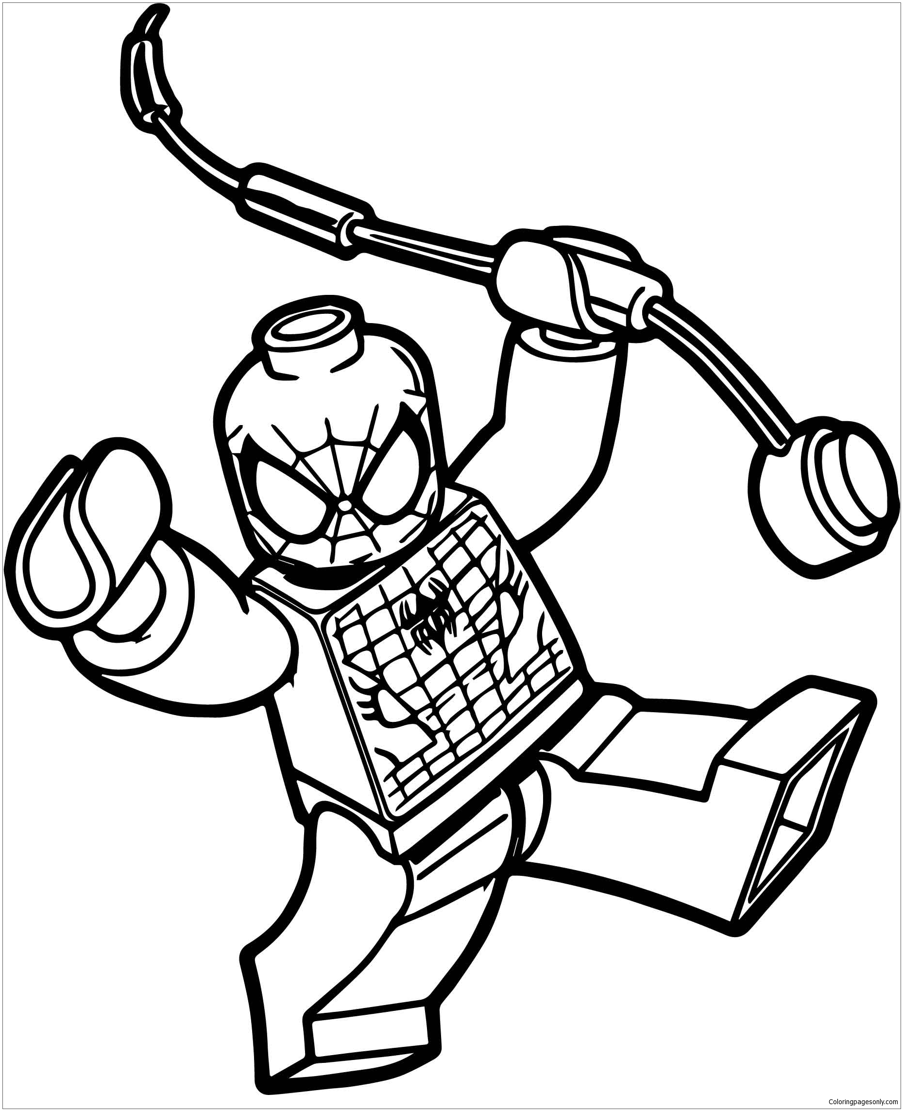 170+ Spider Coloring Pages Free Printable 30