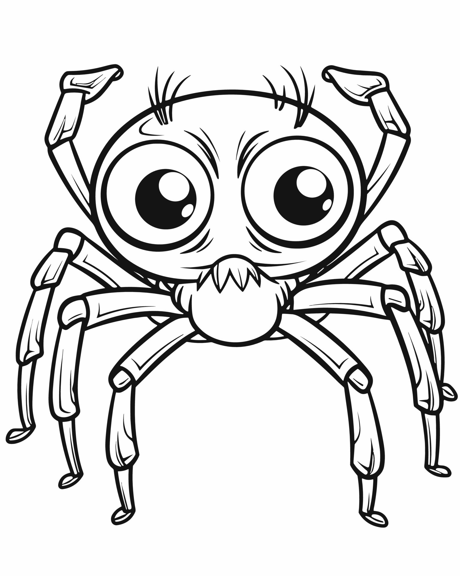 170+ Spider Coloring Pages Free Printable 40