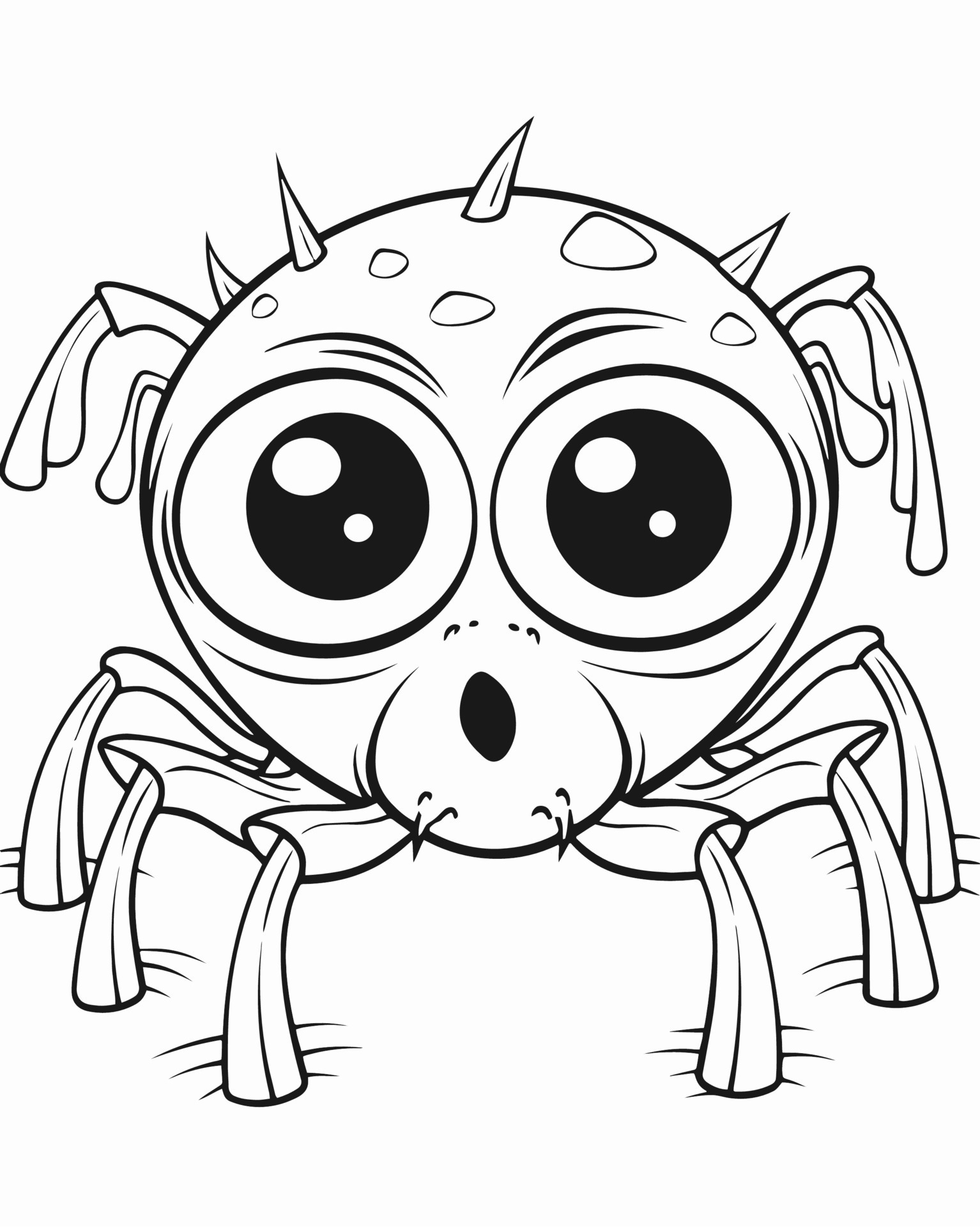 170+ Spider Coloring Pages Free Printable 41