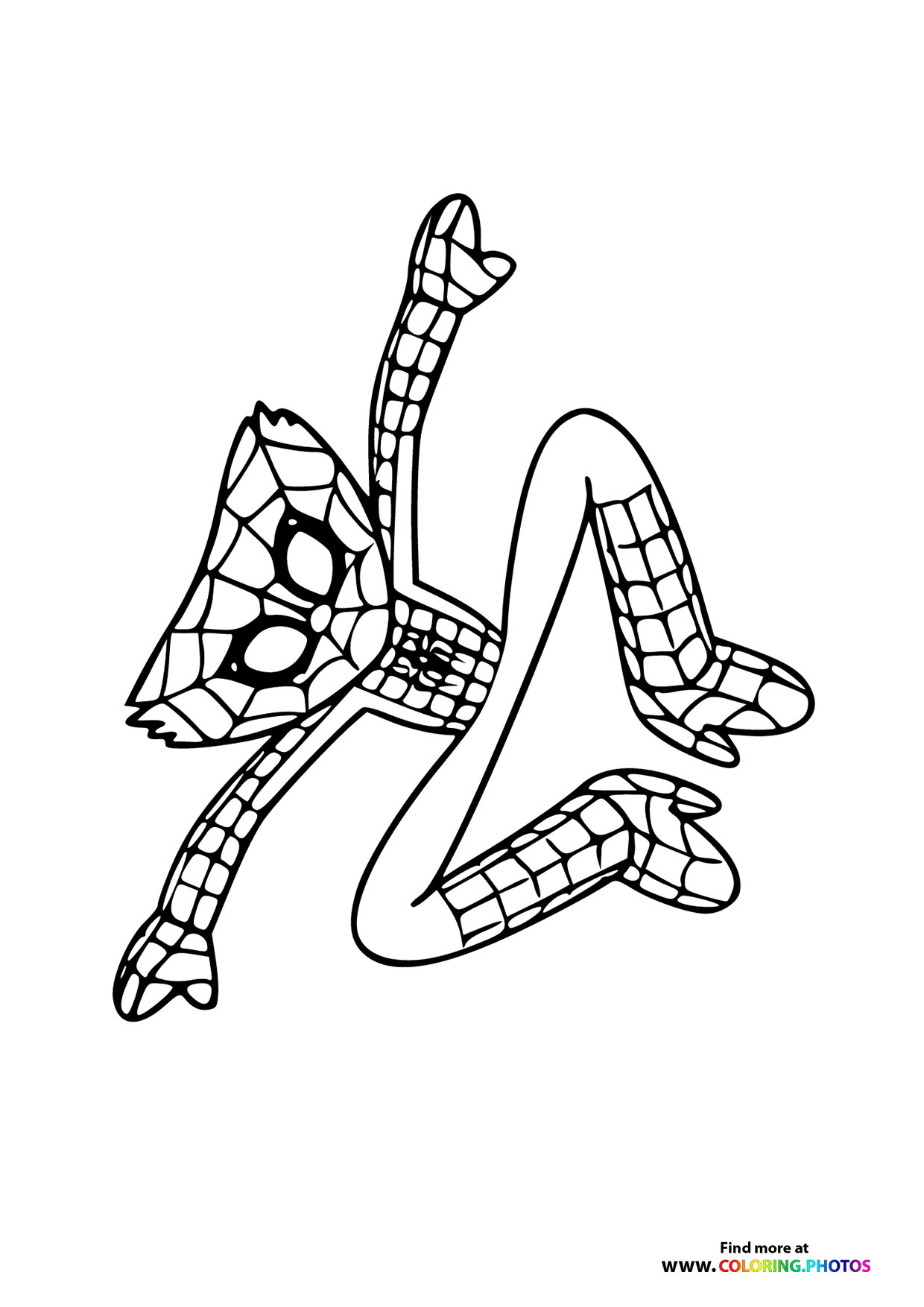 170+ Spider Coloring Pages Free Printable 49