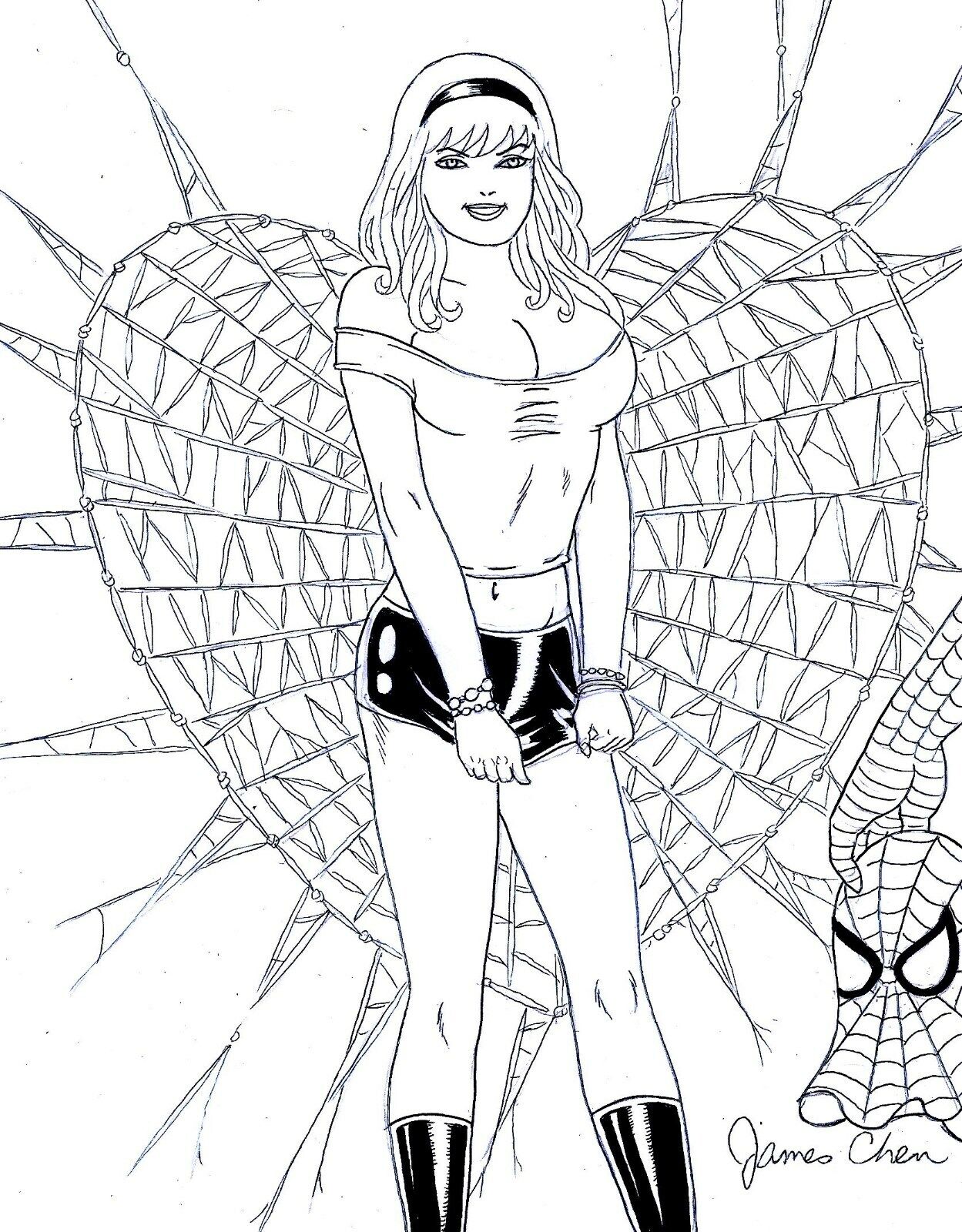 170+ Spider Coloring Pages Free Printable 56