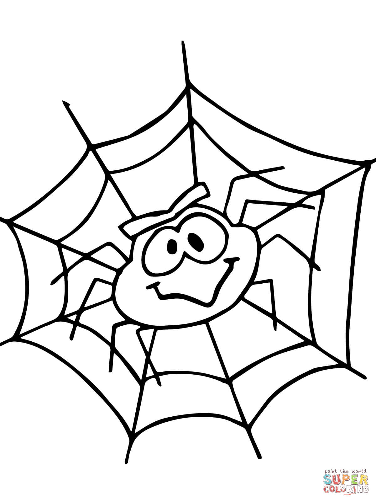 170+ Spider Coloring Pages Free Printable 65