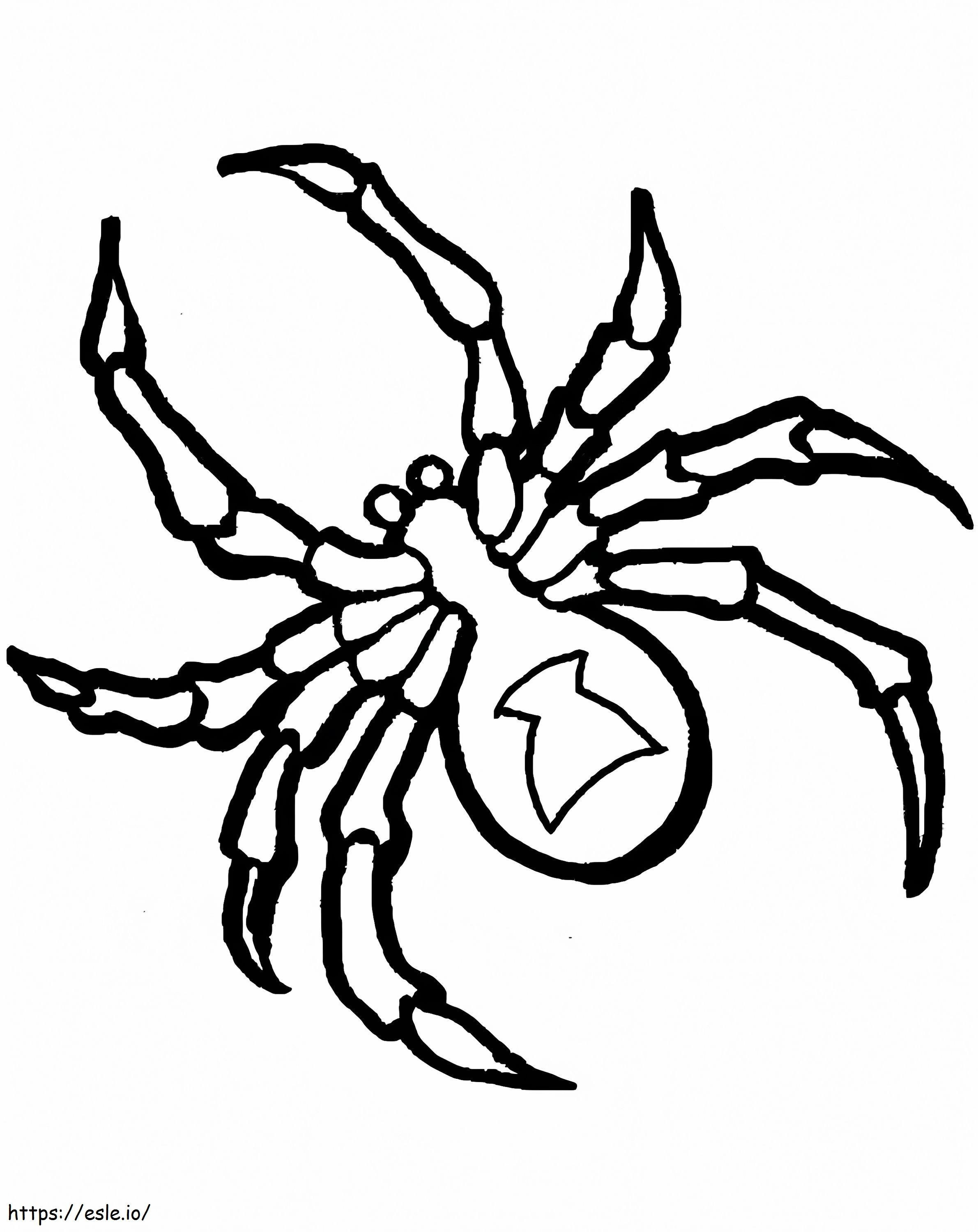 170+ Spider Coloring Pages Free Printable 7