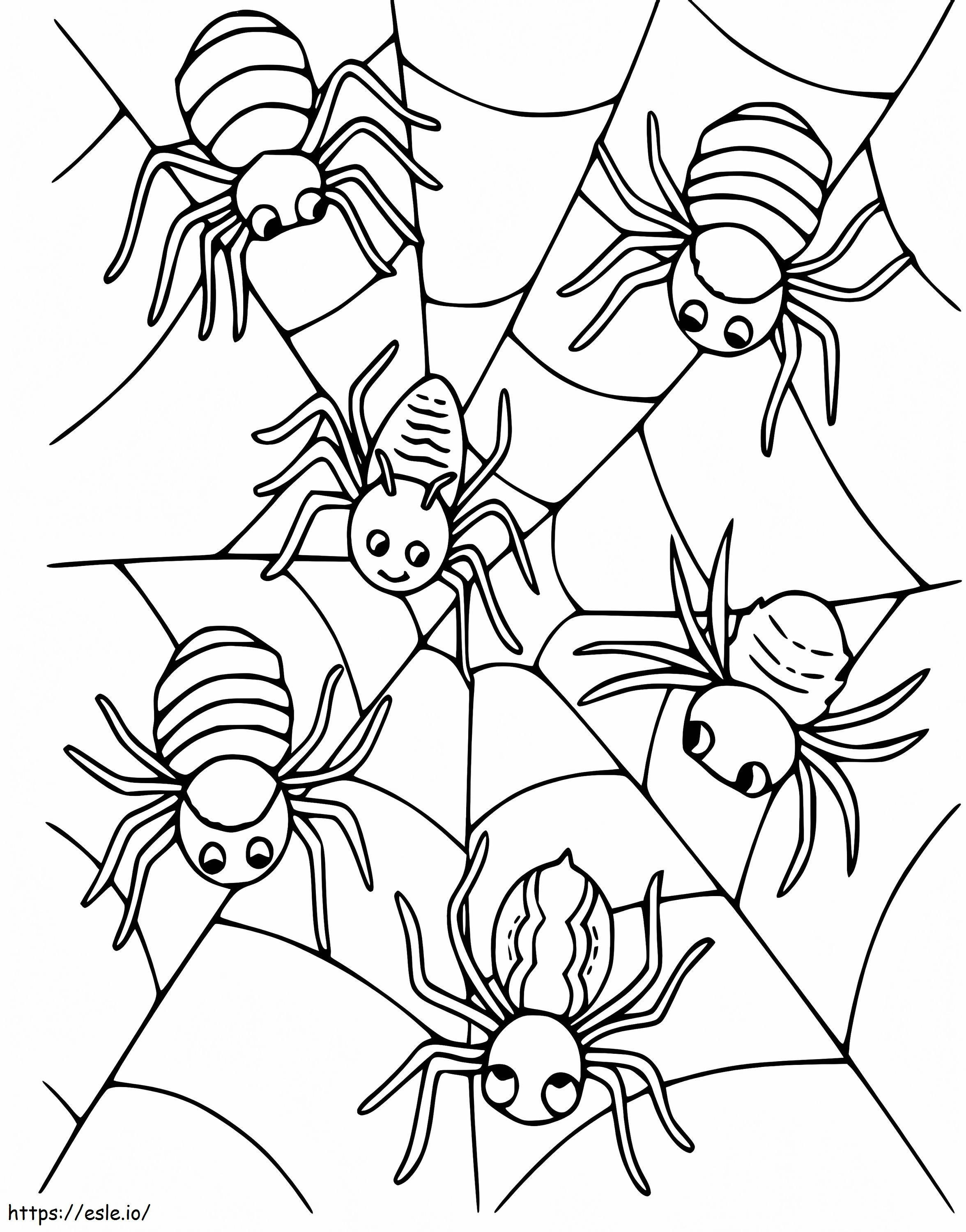 170+ Spider Coloring Pages Free Printable 8