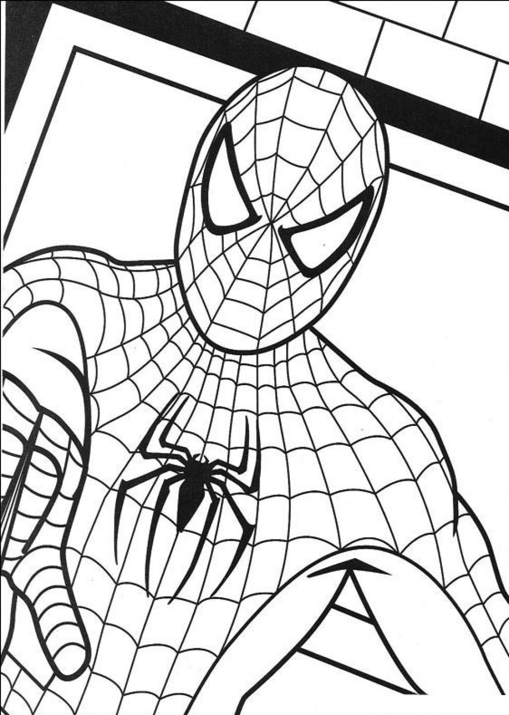 170+ Spider Coloring Pages Free Printable 82