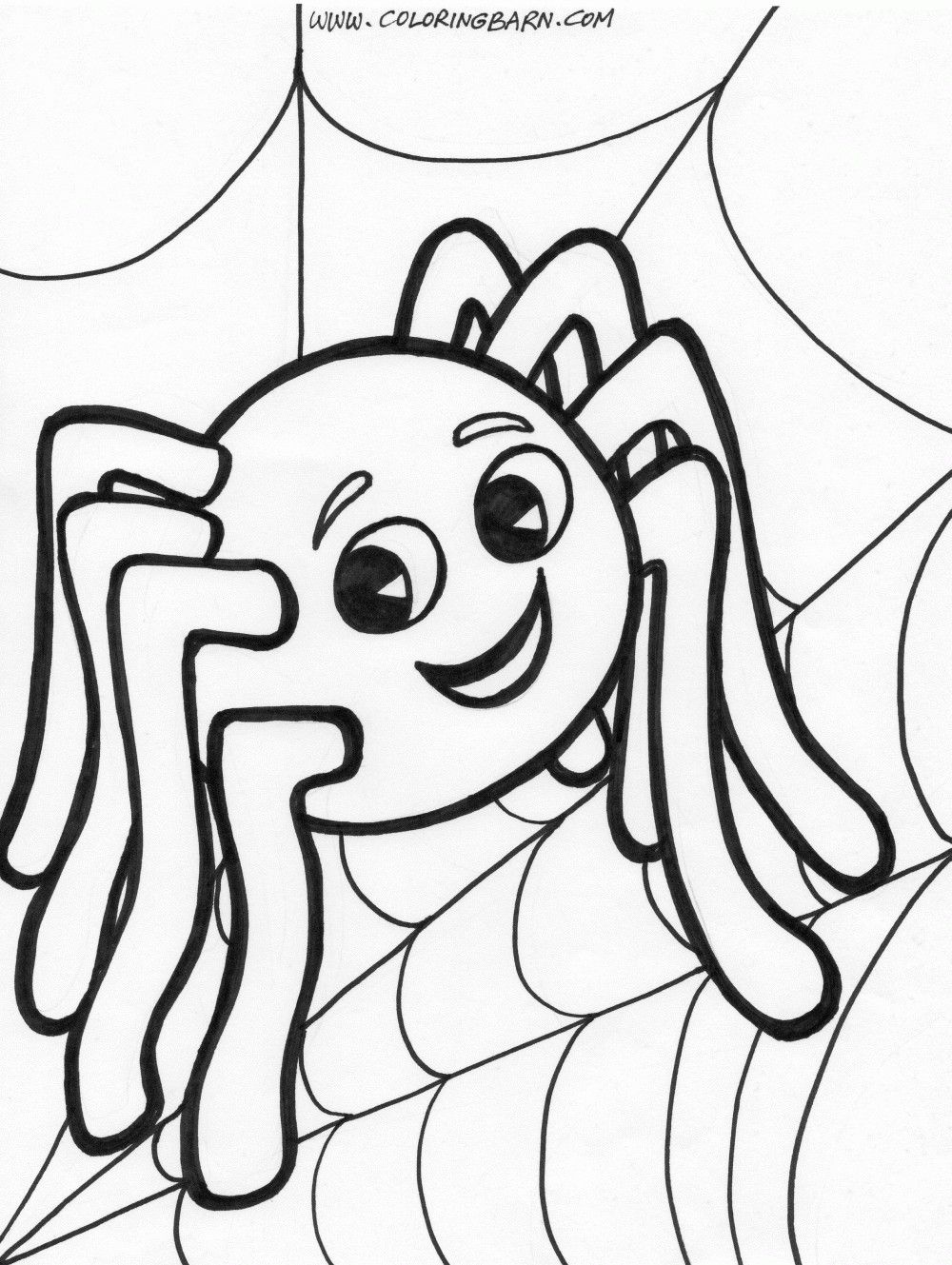 170+ Spider Coloring Pages Free Printable 87