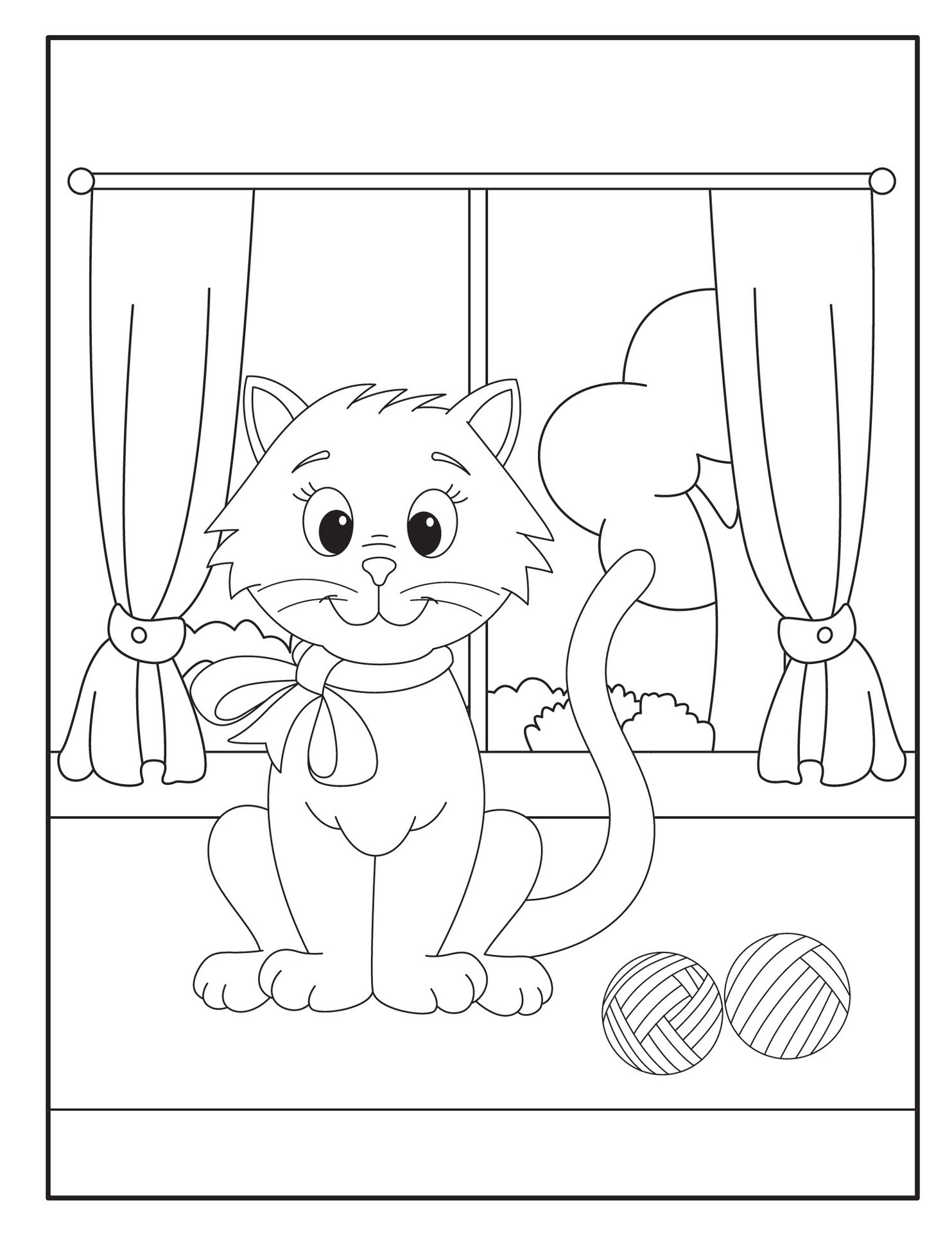 200+ Kitty Coloring Pages: Purr-fectly Adorable Fun 10