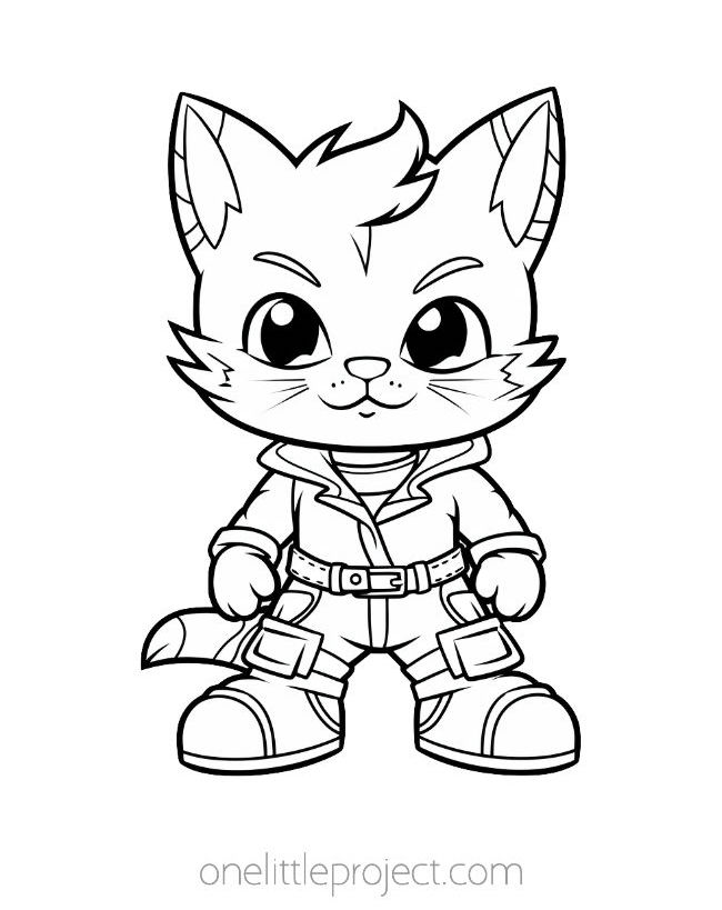 200+ Kitty Coloring Pages: Purr-fectly Adorable Fun 104