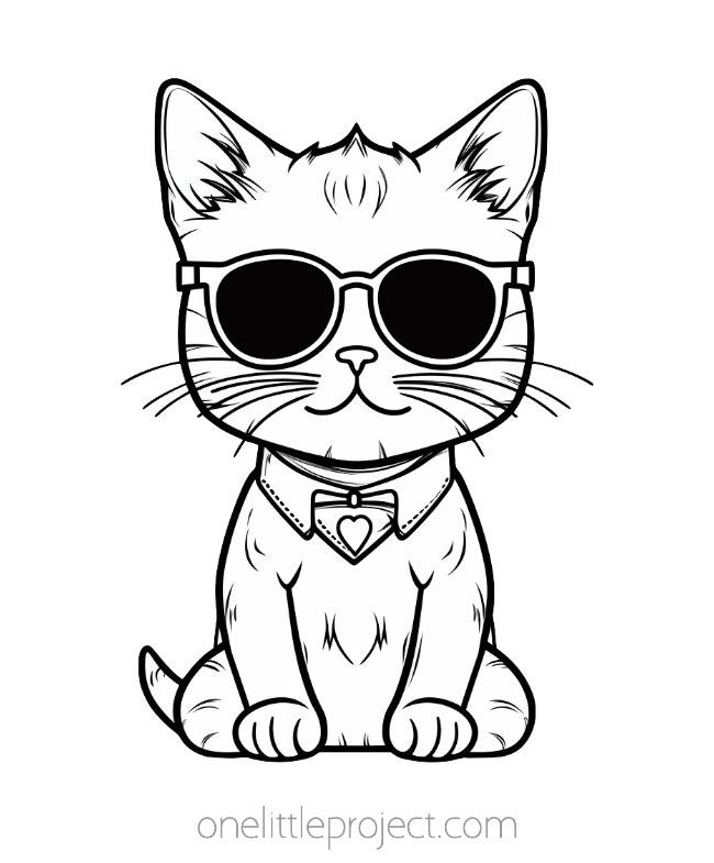 200+ Kitty Coloring Pages: Purr-fectly Adorable Fun 109