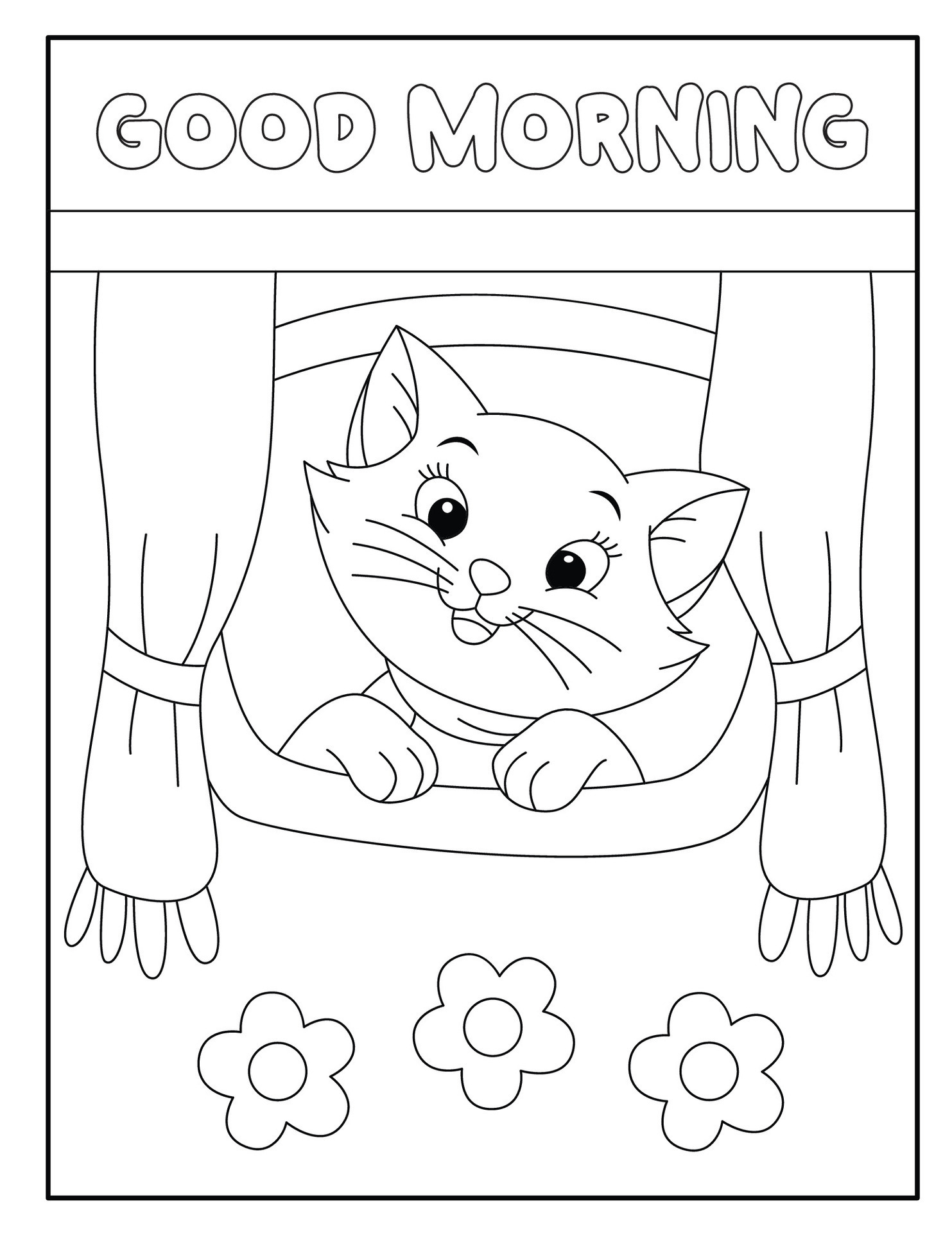 200+ Kitty Coloring Pages: Purr-fectly Adorable Fun 11