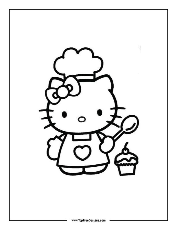 200+ Kitty Coloring Pages: Purr-fectly Adorable Fun 129