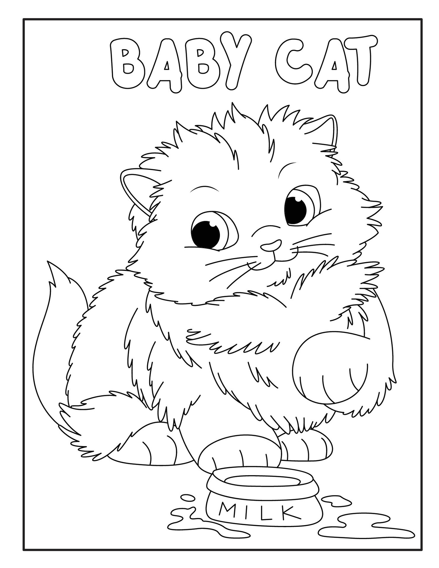 200+ Kitty Coloring Pages: Purr-fectly Adorable Fun 13