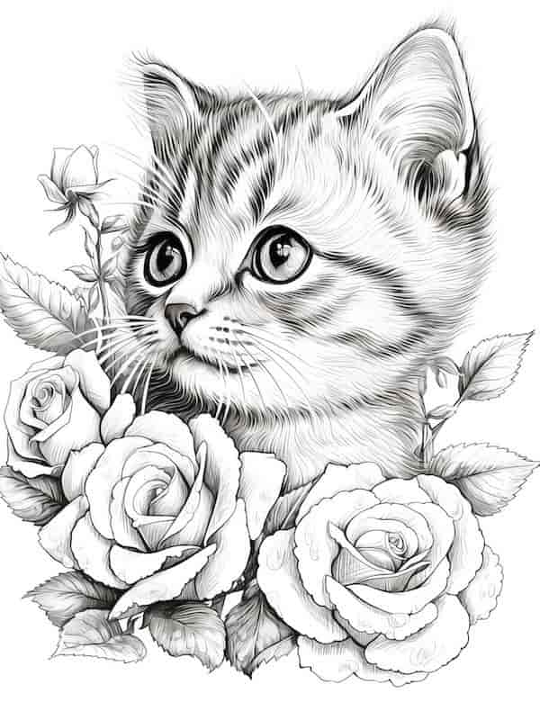 200+ Kitty Coloring Pages: Purr-fectly Adorable Fun 135