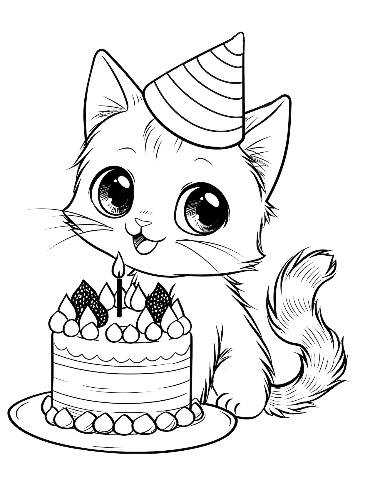 200+ Kitty Coloring Pages: Purr-fectly Adorable Fun 15