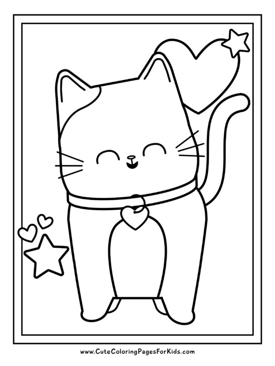 200+ Kitty Coloring Pages: Purr-fectly Adorable Fun 155