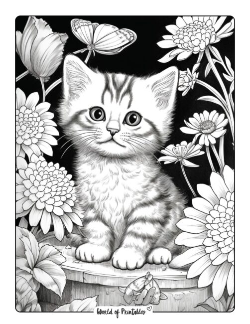 200+ Kitty Coloring Pages: Purr-fectly Adorable Fun 158