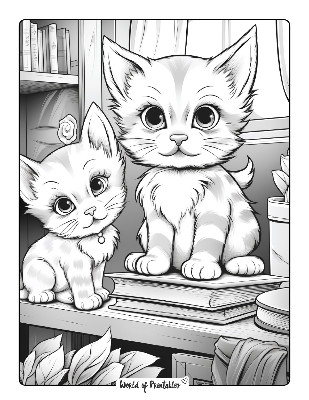 200+ Kitty Coloring Pages: Purr-fectly Adorable Fun 16