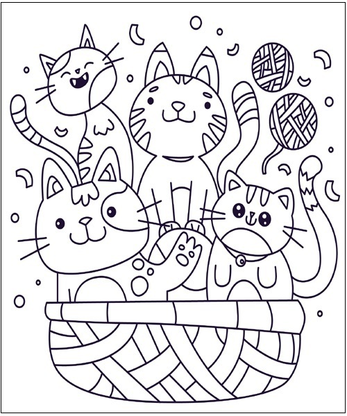 200+ Kitty Coloring Pages: Purr-fectly Adorable Fun 165