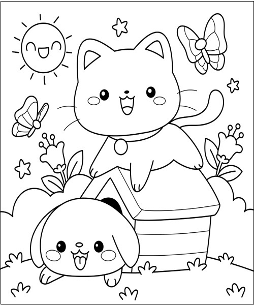 200+ Kitty Coloring Pages: Purr-fectly Adorable Fun 167