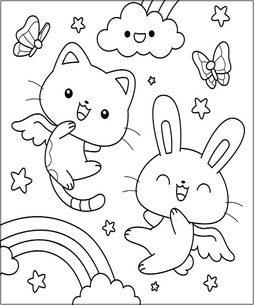 200+ Kitty Coloring Pages: Purr-fectly Adorable Fun 168