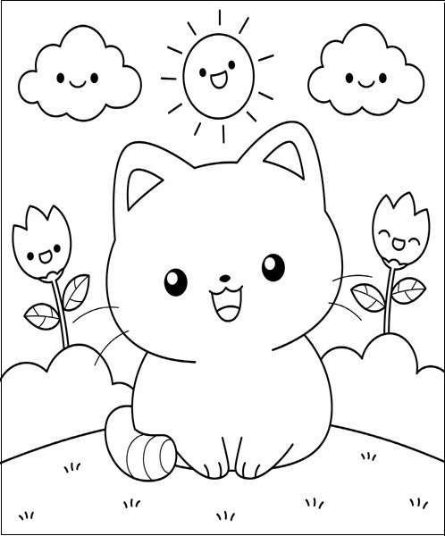 200+ Kitty Coloring Pages: Purr-fectly Adorable Fun 169