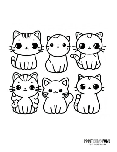 200+ Kitty Coloring Pages: Purr-fectly Adorable Fun 187