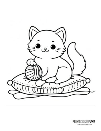 200+ Kitty Coloring Pages: Purr-fectly Adorable Fun 188