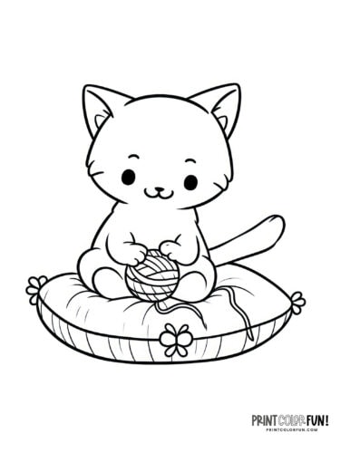 200+ Kitty Coloring Pages: Purr-fectly Adorable Fun 189