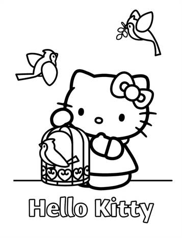 200+ Kitty Coloring Pages: Purr-fectly Adorable Fun 194