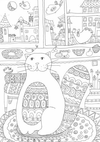 200+ Kitty Coloring Pages: Purr-fectly Adorable Fun 196